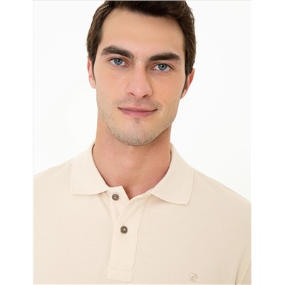 Бежевая тонкая подсадка Polo yaka basic t -красавица