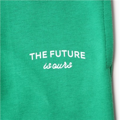 Костюм детский (лонгслив, брюки) KAFTAN Future р.38 (146-152), зеленый