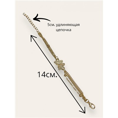 Браслет цепочки с украшением Б2 F-47  тип 6