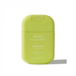 Спрей для полости рта HAAN с пребиотиками, яблоко и мята, 20 мл