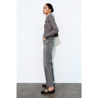 JEANS Z1975 RECTOS TIRO ALTO TOBILLERO