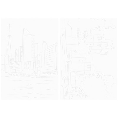 Папка для акварели, с эскизом, 10л., А4 ArtSpace, 180г/м2