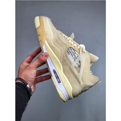 Кроссовки Off-White x Air Jorda*n 4 Retro "Cream/Sail"