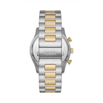 Reloj de cuarzo de acero Sullivan - Plateado y dorado