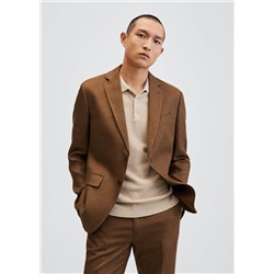 Americana traje slim fit lino -  Hombre | MANGO OUTLET España