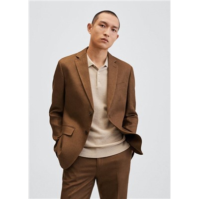 Americana traje slim fit lino -  Hombre | MANGO OUTLET España