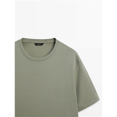 Camiseta manga corta algodón mercerizado