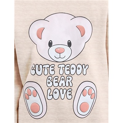 Худи детское KETMIN CUTE TEDDY цв.Бежевый Меланж