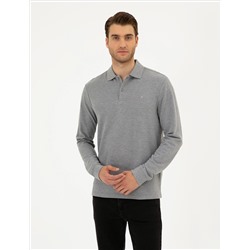 Серый меландж Slim Fit Basic Whothirt