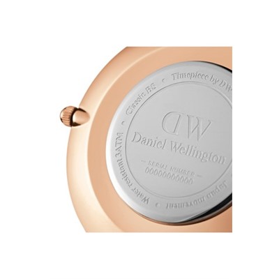 Reloj de cuarzo de poliéster Rosewater - 36 mm - Rosa y rosa dorado