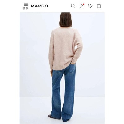Мягкий женский свитер MANG*O 💛  Оригинал