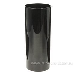 Ваза цилиндрическая "Пять вечеров" (стекло), D12xH30 см