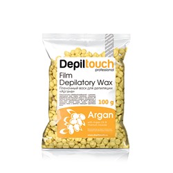 Воск для депиляции пленочный с маслом арганы, 100 гр, бренд - Depiltouch Professional
