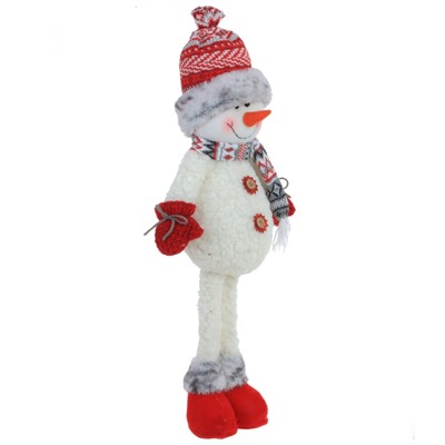 Игрушка набивная "Снеговик", L22 W9 H66/45 см, 2в.