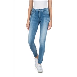 Vaquero skinny fit de tiro alto Luzien - Azul