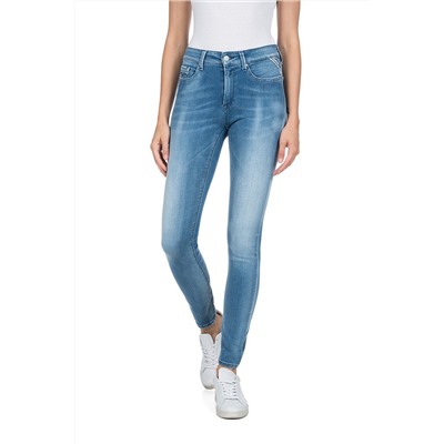 Vaquero skinny fit de tiro alto Luzien - Azul