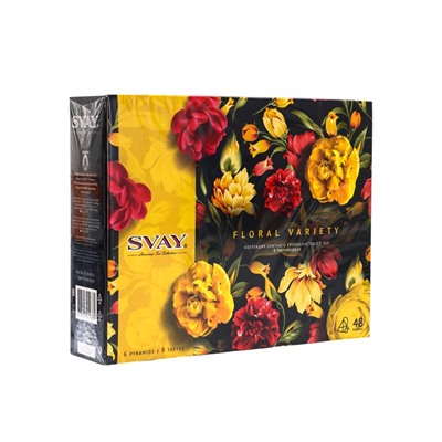 Чай ассорти SVAY yellow, 48 пирамидок