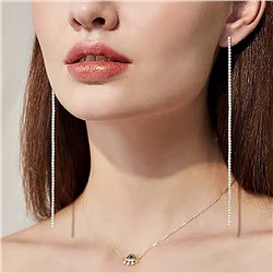 Серьги длинные на гвоздиках арт. 13 2509 (id 271088)