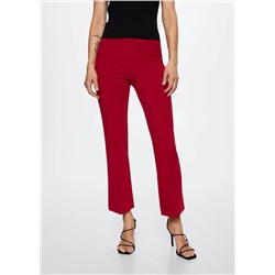 Pantalón flare crop -  Mujer | MANGO OUTLET España