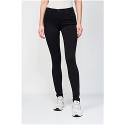 Pantalón skinny fit de tiro alto Stella - Negro