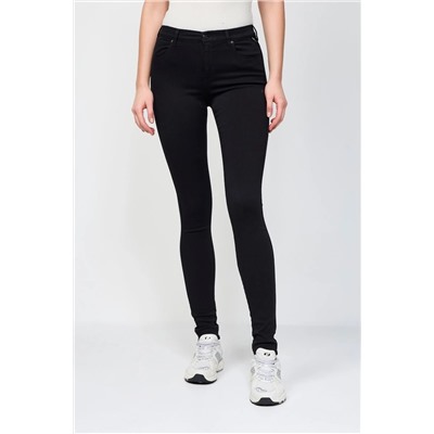 Pantalón skinny fit de tiro alto Stella - Negro