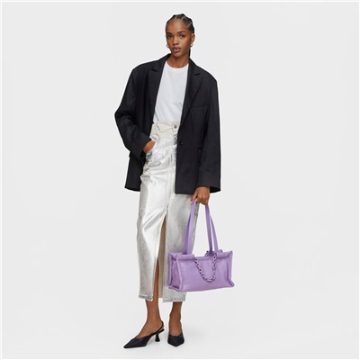 Bolso shopper Manifesto - cuero - lila