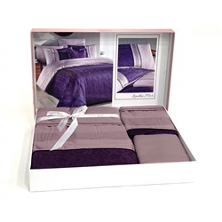 Постельное белье Карвен (жаккард) евро London Purple