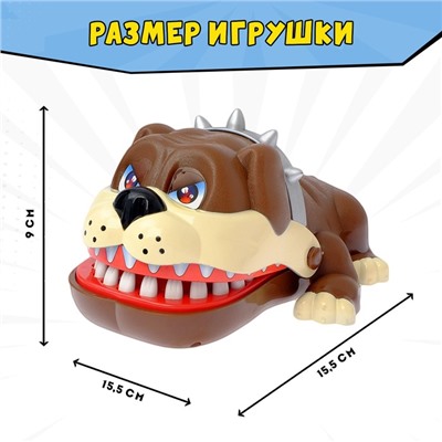 Настольная игра для детей на реакцию «Безумный бульдог», МИКС, от 1 игрока, 3+