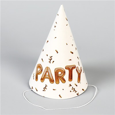 Колпак бумажный Party, (набор 6 шт)