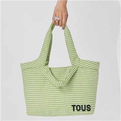 Bolso capazo Carol Vichy - algodón - verde