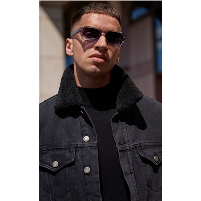 Куртка джинс утепл F021-1370-01W retro black