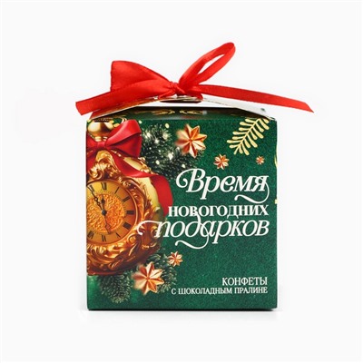 Конфеты на новый год шоколадные в коробке «Счастья», 100 г