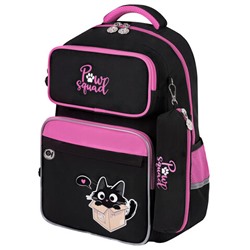 Рюкзак ЮНЛАНДИЯ COMPLETE с пеналом в комплекте, эрго-спинка, "Box cat", 42х29х14 см, 273120
