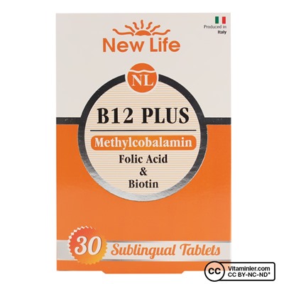 New Life B12 Plus 30 Подъязычная таблетка