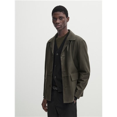 Sobrecamisa piel -Studio