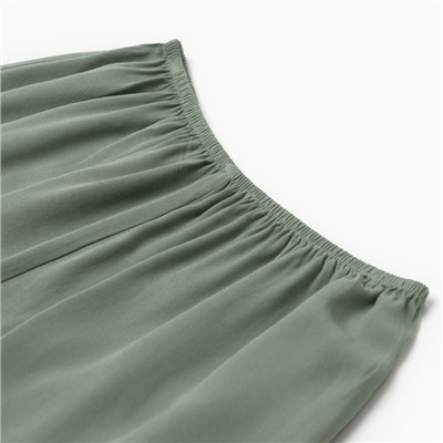Костюм женский (рубашка, шорты) MINAKU:   Casual Collection цвет оливковый, р-р 42