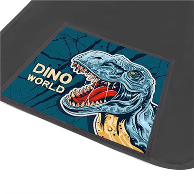 Накидка фартук с нарукавниками для труда ПИФАГОР, 1 карман, 46х54 см, "Dino world", 272462