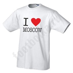 Футболка "I love Moscow"