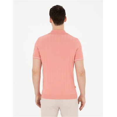 Красная кнопка подъема Polo yaka Knitwear t -For