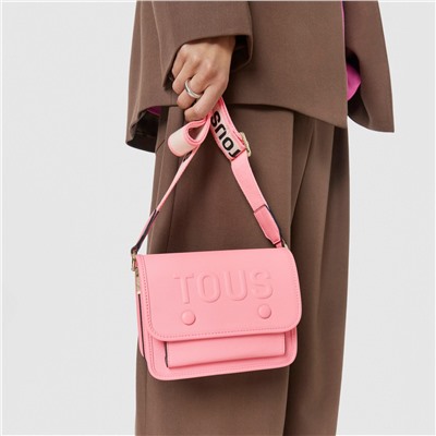 Bolso bandolera La Rue - cuero - rosa