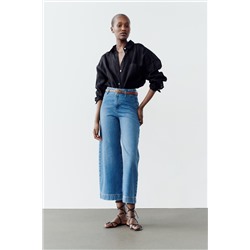 JEANS Z1975 WIDE LEG CROPPED TIRO ALTO