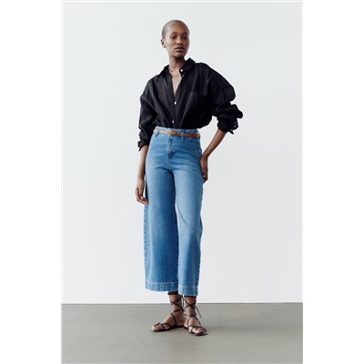 JEANS Z1975 WIDE LEG CROPPED TIRO ALTO