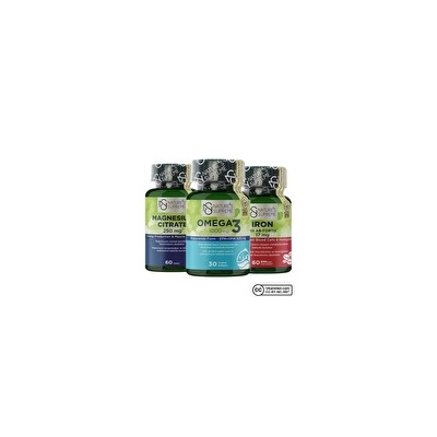 Набор Nature's Supreme Магний + Железо + Омега 3