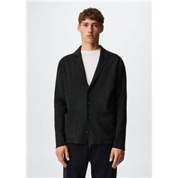 Cardigan punto transpirable  -  Hombre | MANGO OUTLET España