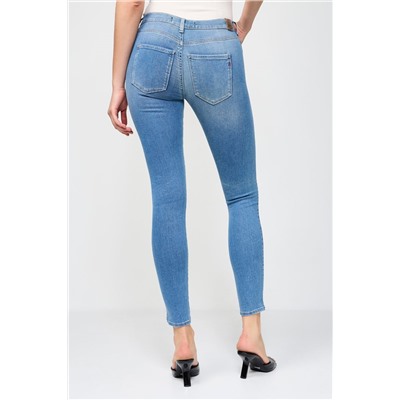 Vaquero skinny fit de tiro alto Stella - Azul