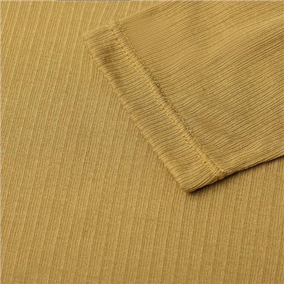 Лонгслив женский KAFTAN: Basic line цвет темно-оливковый, размер 50-52