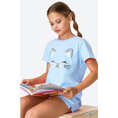 Хлопковая пижама для девочки Happyfox