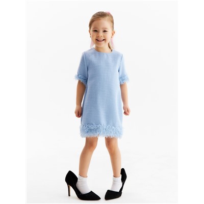 Платье для девочки MINAKU: PartyDress, голубое, рост 158 см