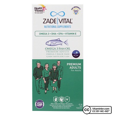 Zade Vital Omega 3 Рыбий жир 900 мг 30 капсул для взрослых