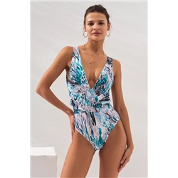 Купальник Strappy Low-cut Коралловый 231135-d